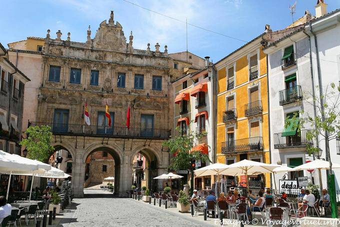 Cuenca, Plaza Mayor, Ayuntamiento - Spagna