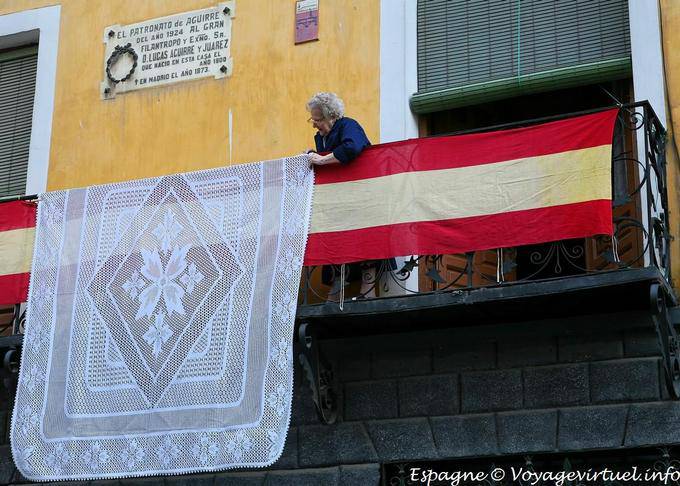 Cuenca, la preparazione della processione - Spagna