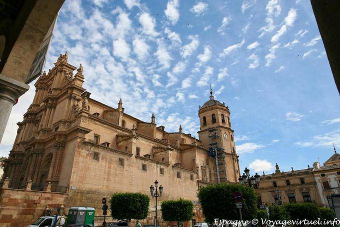 Lorca Collegiata vista laterale - Spagna