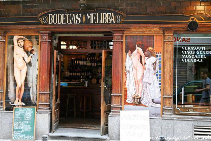 Madrid, Carrera San Jeronimo, Bodegas Melibea - Spagna
