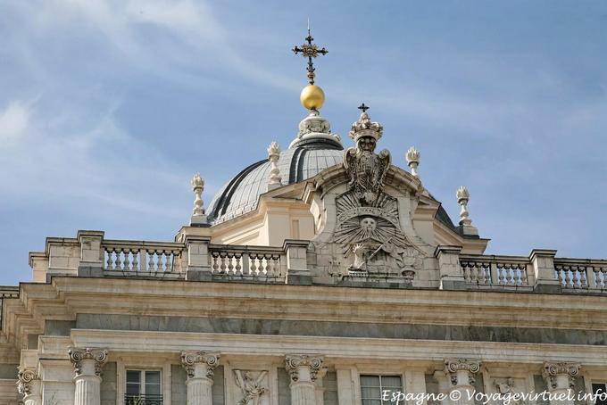 Dome lato nord, Palacio Real, Madrid - Spagna