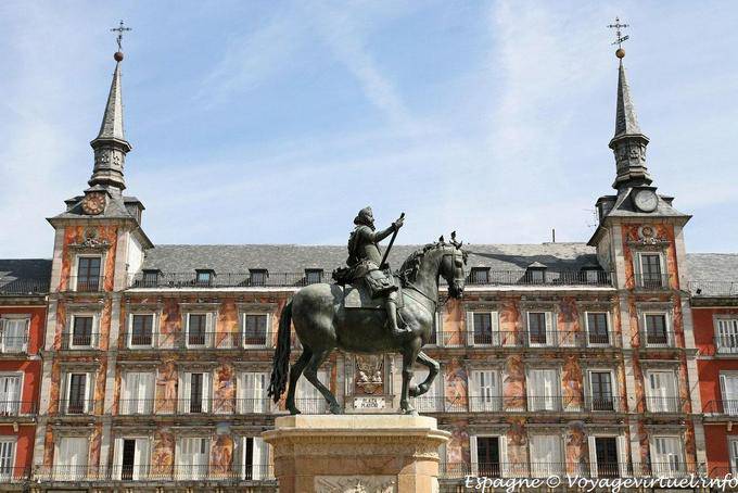 Madrid, Plaza Mayor, Casa de la Panaderia - Spagna