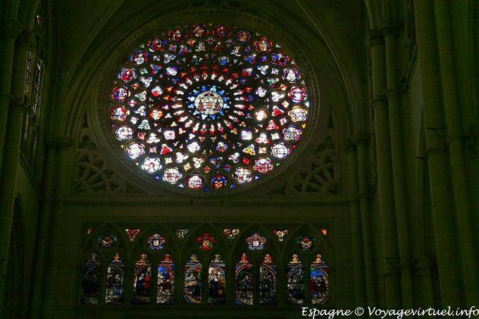 Cattedrale di Toledo, Grande Rose - Spagna