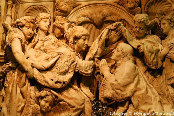 Cattedrale di Toledo, ornamenti in marmo - Spagna