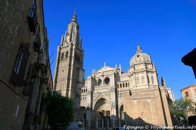 Cattedrale di Toledo, vista da Trinidad - Spagna