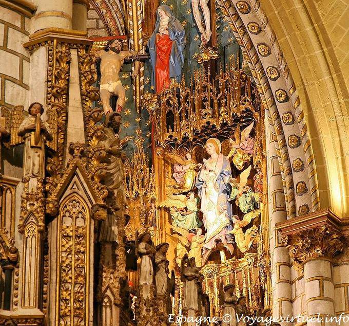 Cattedrale di Toledo, Vergine e angeli multicolori - Spagna