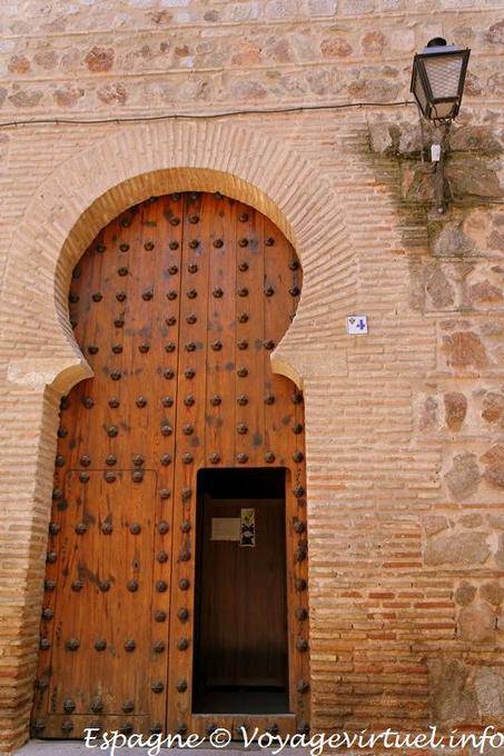 Chiesa di San Román, porta mudejar stylle, Toledo - Spagna