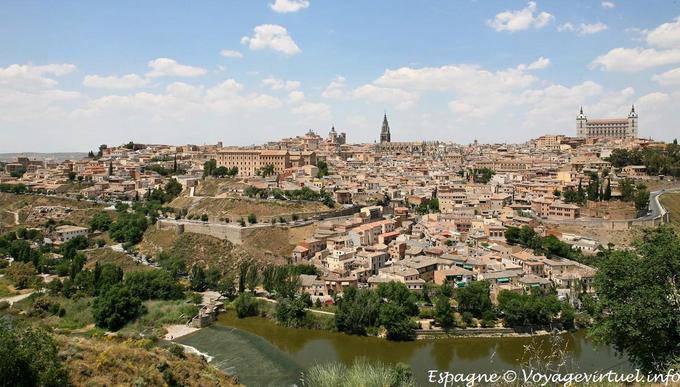 Toledo, Vista dal Ermita Virgen del Valle - Spagna