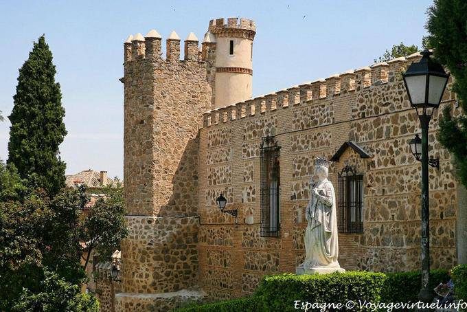 Muro e la torre della Calle del Cambrón, Juderia di Toledo - Spagna