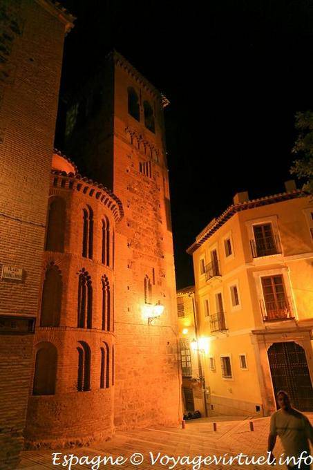 Vista notturna, Santo Domingo el Antiguo, Toledo - Spagna