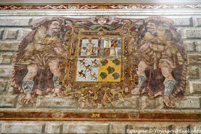 Úbeda, murale, Hospital de Santiago - Spagna