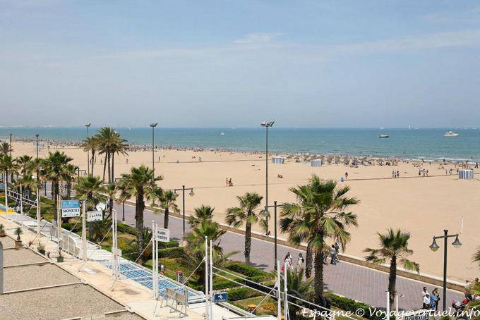 Valencia, spiaggia di Malvarrosa - Spagna