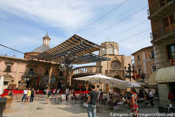 Valencia, la Plaza de la Virgen - Spagna