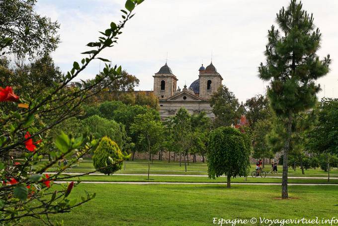 Valencia, vista dal Jardin del Turia Rio - Spagna