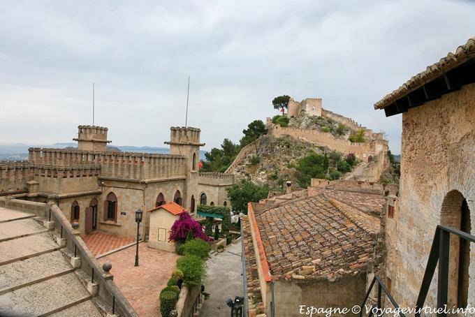 Principale Edificio del castillo el Mayor Xativa - Spagna