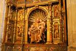 Cuenca, NS Cattedrale de Gracia, Virgin e ori, Spagna.