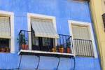 Cuenca, casa blu, Spagna.