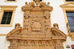 Lorca, particolare della facciata del Museo Archeologico, Spagna.