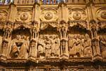 Cattedrale di Toledo, vicino di sculture, Spagna.