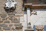 Toledo, Junta de Communidades, dettagli architettonici, Spagna.