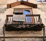 Toledo, balcone, Spagna.