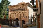 Veduta della moschea di Bab al-Mardum, Mezquita Cristo de la Luz, Toledo, Spagna.