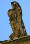 Tetto Scultura pergamena Monasterio San Juan de los Reyes, Toledo, Spagna.