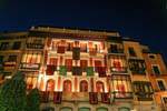 Luminarie a Plaza de Zocodover, Toledo, Spagna.