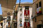 Toledo, preparazione festa religiosa, Spagna.