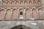 Toledo, Puerta del Sol, dettagli architettonici, Spagna.