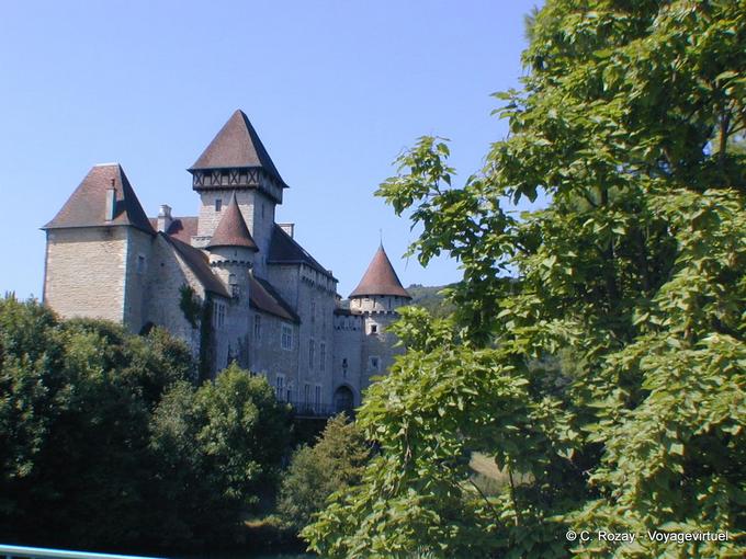 Le torri del castello di Cléron, Doubs - Franca Contea, Francia