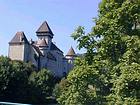 Le torri del castello di Cléron, Doubs - Franca Contea, Francia.