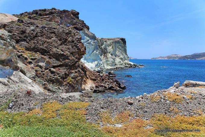 Kimolos, colori del Cliff Oriente - Grecia