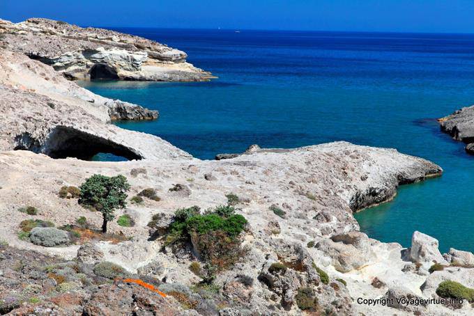Immersioni Cave e le scogliere, Milos, Papafragas Filakopi - Grecia