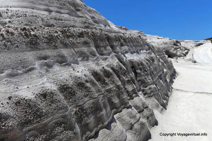 Milos Sarakiniko materiale scogliera - Grecia