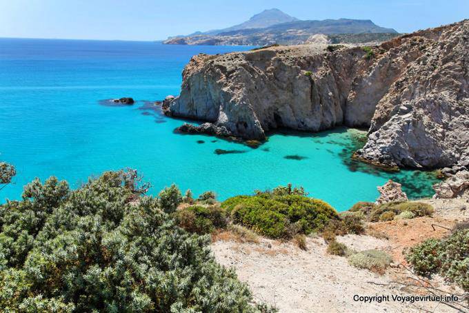 Milos, Tsingrado, colore cove - Grecia