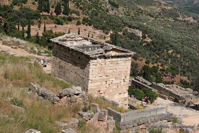 Panorama del Tesoro, Delphi - Grecia