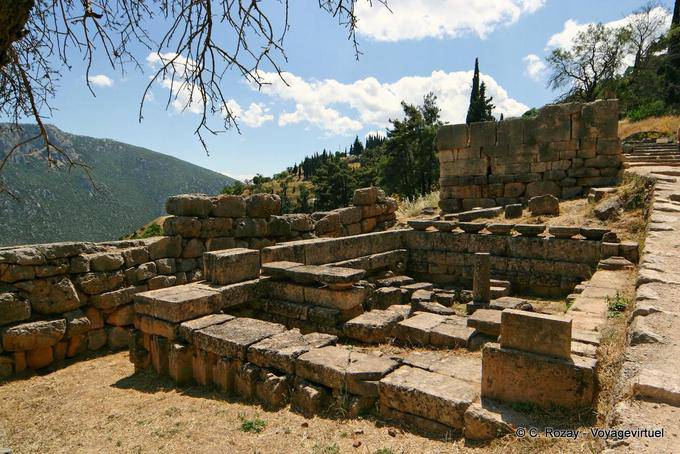 Uno dei tesori, Delphi - Grecia