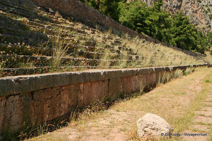 Gradinate dello stadio, Delphi - Grecia