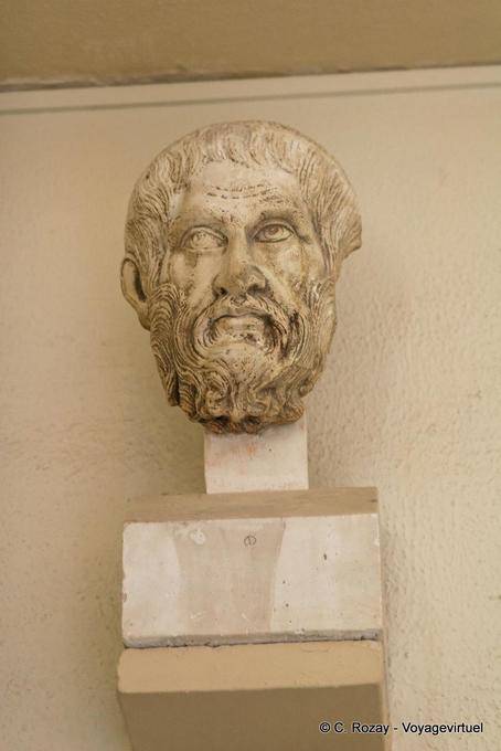 Ritratto di Ippocrate, Museo di Epidauro - Grecia