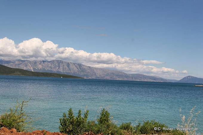 Affacciato l'isola continente Ionio dal, Lefkada - Grecia