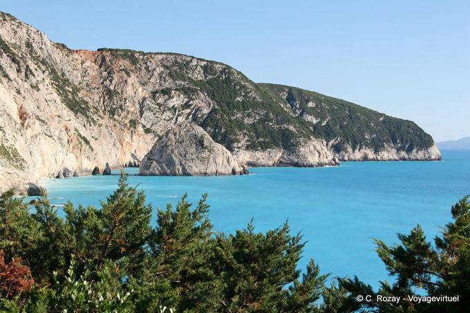 Paesaggio di Lefkada, Porto Katsiki - Grecia