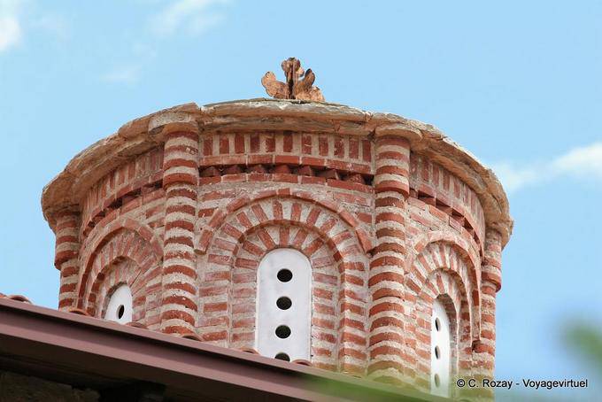 Elemento architettonico della chiesa di Agios Stefanos Monastery, Meteora - Grecia