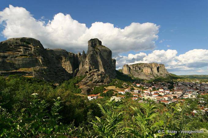 Kalambaka, viste sulla città - Grecia