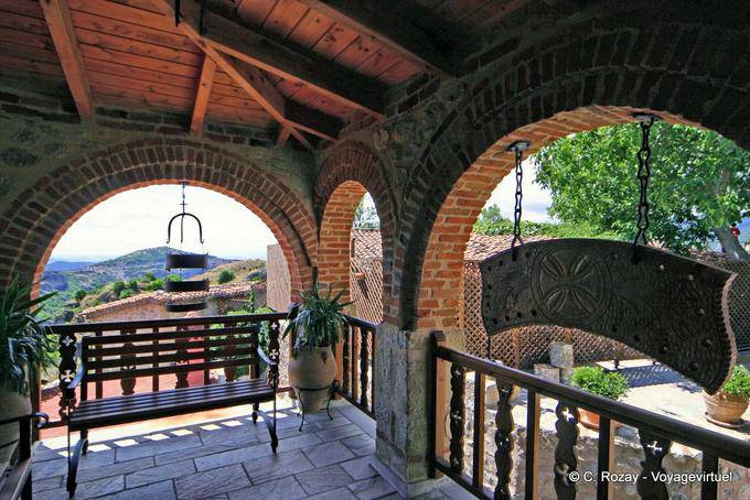 Patio del Monastero della Grande Meteor, Meteora - Grecia
