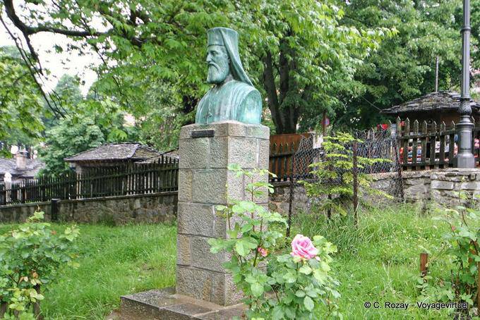 Busto in bronzo, Metsovo - Grecia