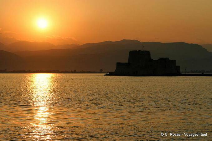 Nafplio, il veneziano Fortezza Bourdzi - Grecia