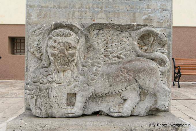 Il leone di Venezia in trono a Nafplion - Grecia