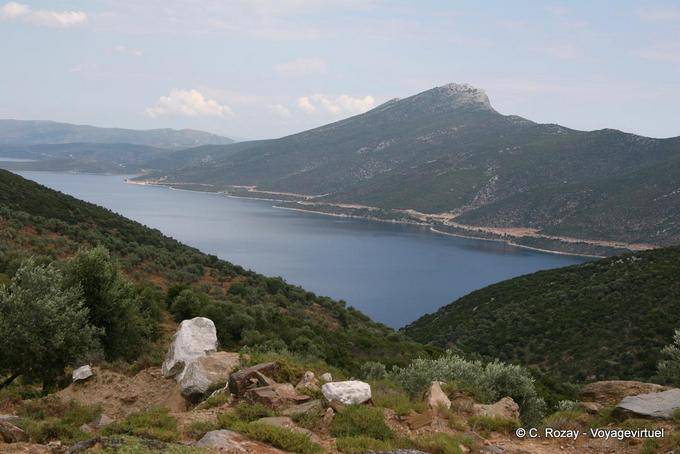 Vista su una baia di South Pelion Pella - Grecia