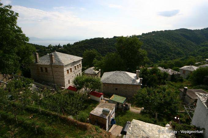 Case tradizionali Pinakates, Pelion - Grecia
